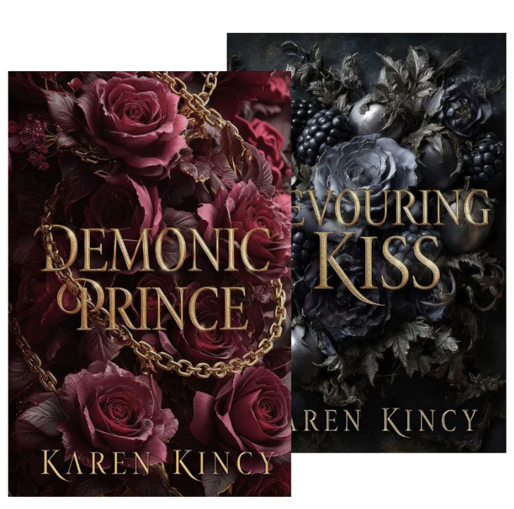 Demonic Prince and Devouring Kiss by Karen Kincy — series covers